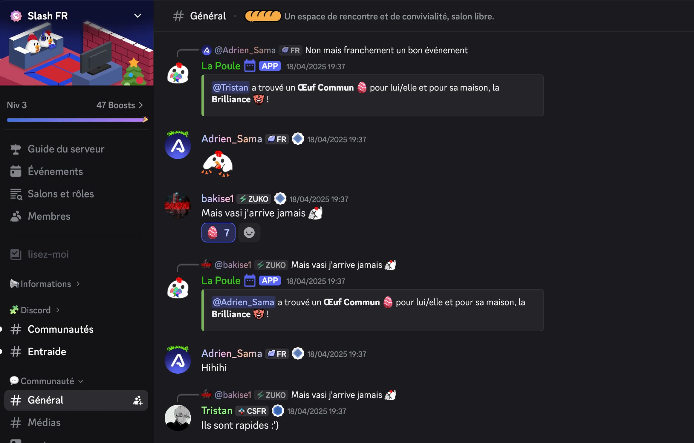 Slash FR événement de Pâques